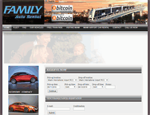 Tablet Screenshot of familyautorental.com